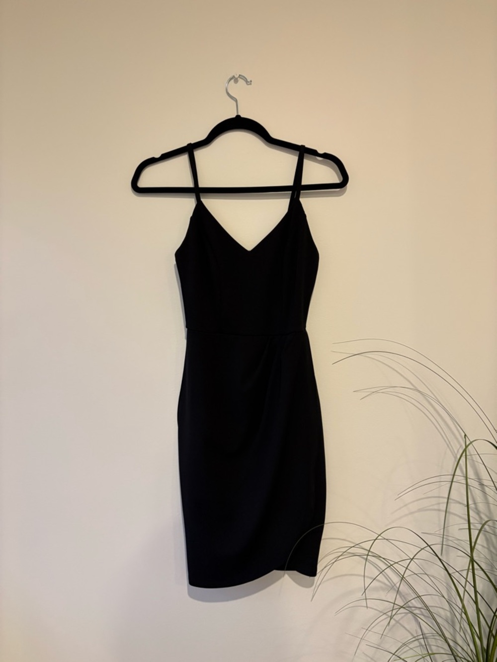 Eclipse Black Spaghetti-Strap Mini Dress